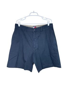 Tommy Hilfiger Vintage Navy Cotton Shorts Men’s Size 35 Tall